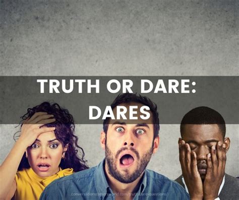 We've compiled a list of the best Truth or Dare questions and dares to get good friends talking (and blushing) at your next party. We dare you to ask these truth questions.